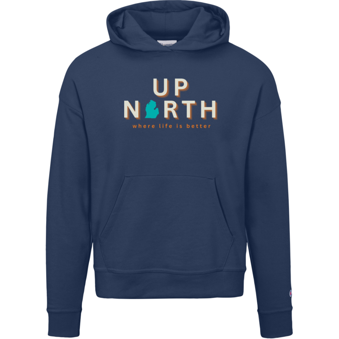 Up North~Where Life is Better Women's Beachcomber Hoodie