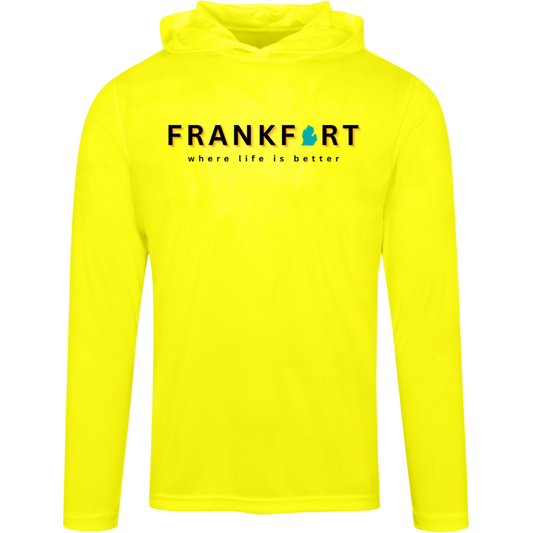 Frankfort~Where Life is Better Men's Super-Life Performance Hoodie