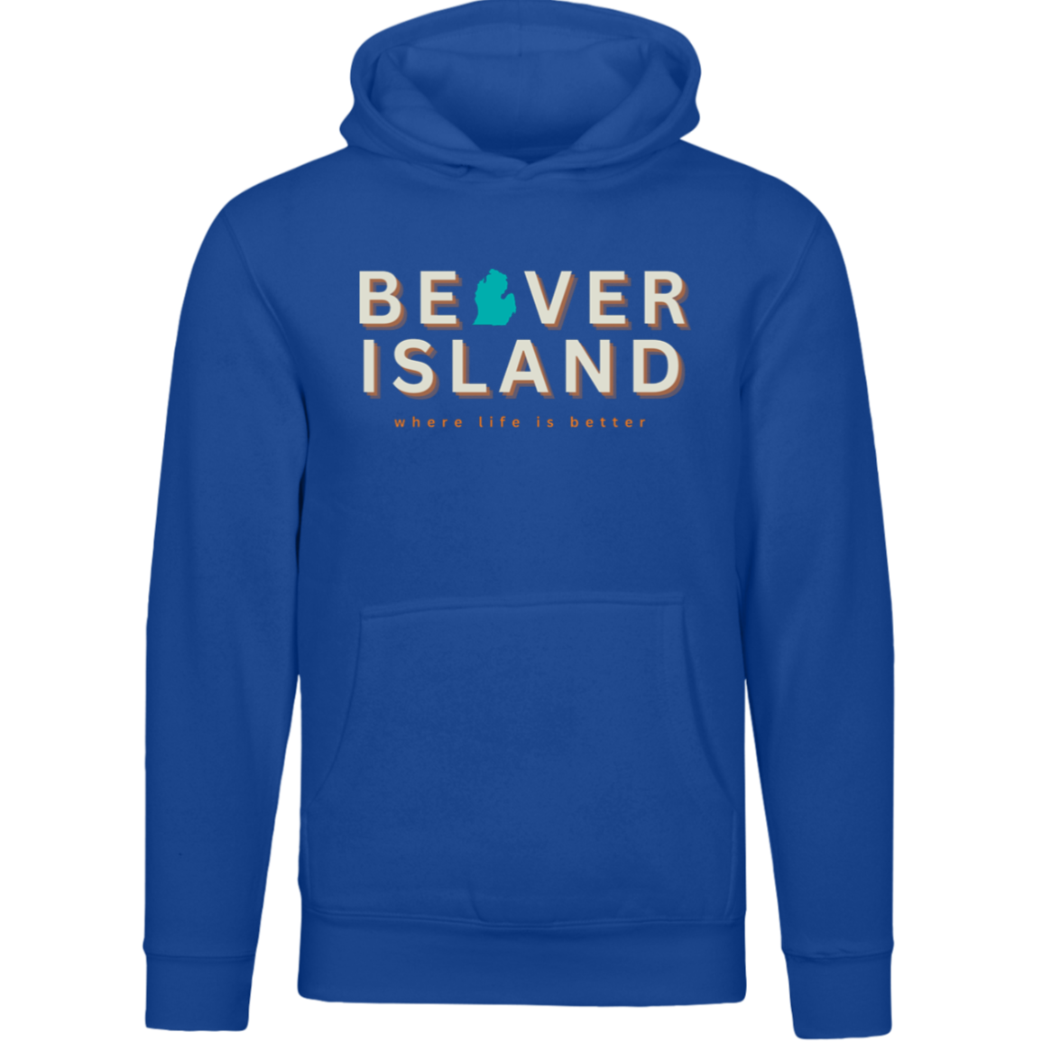 Beaver Island~Where Life is Better Unisex Premium Hoodie