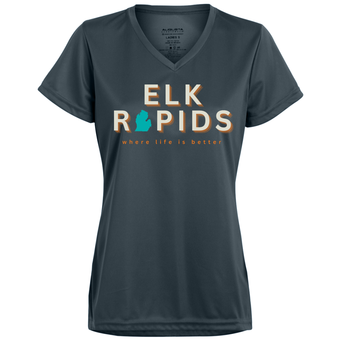 Elk Rapids ~Where Life is Better  Ladies’ Performance Tee