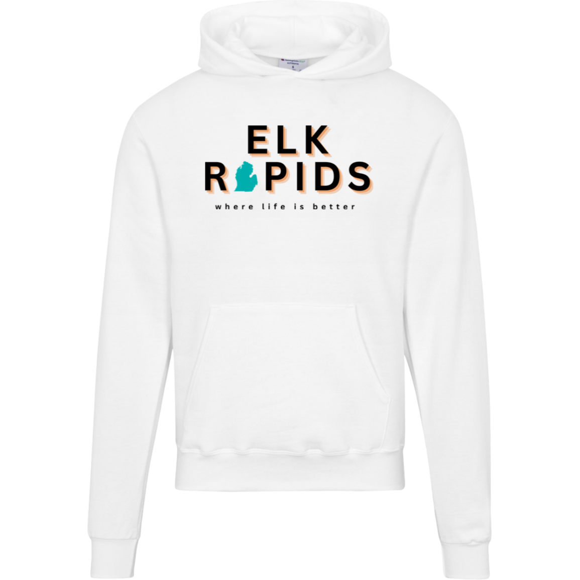 Elk Rapids~Where Life is Better Men's Beachcomber Hoodie