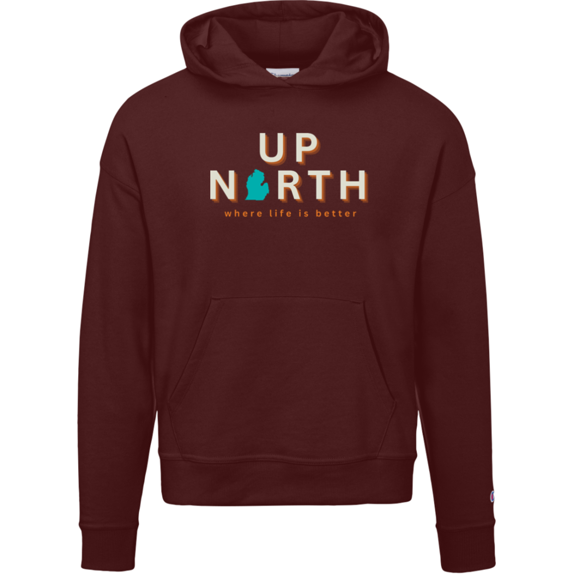 Up North~Where Life is Better Women's Beachcomber Hoodie