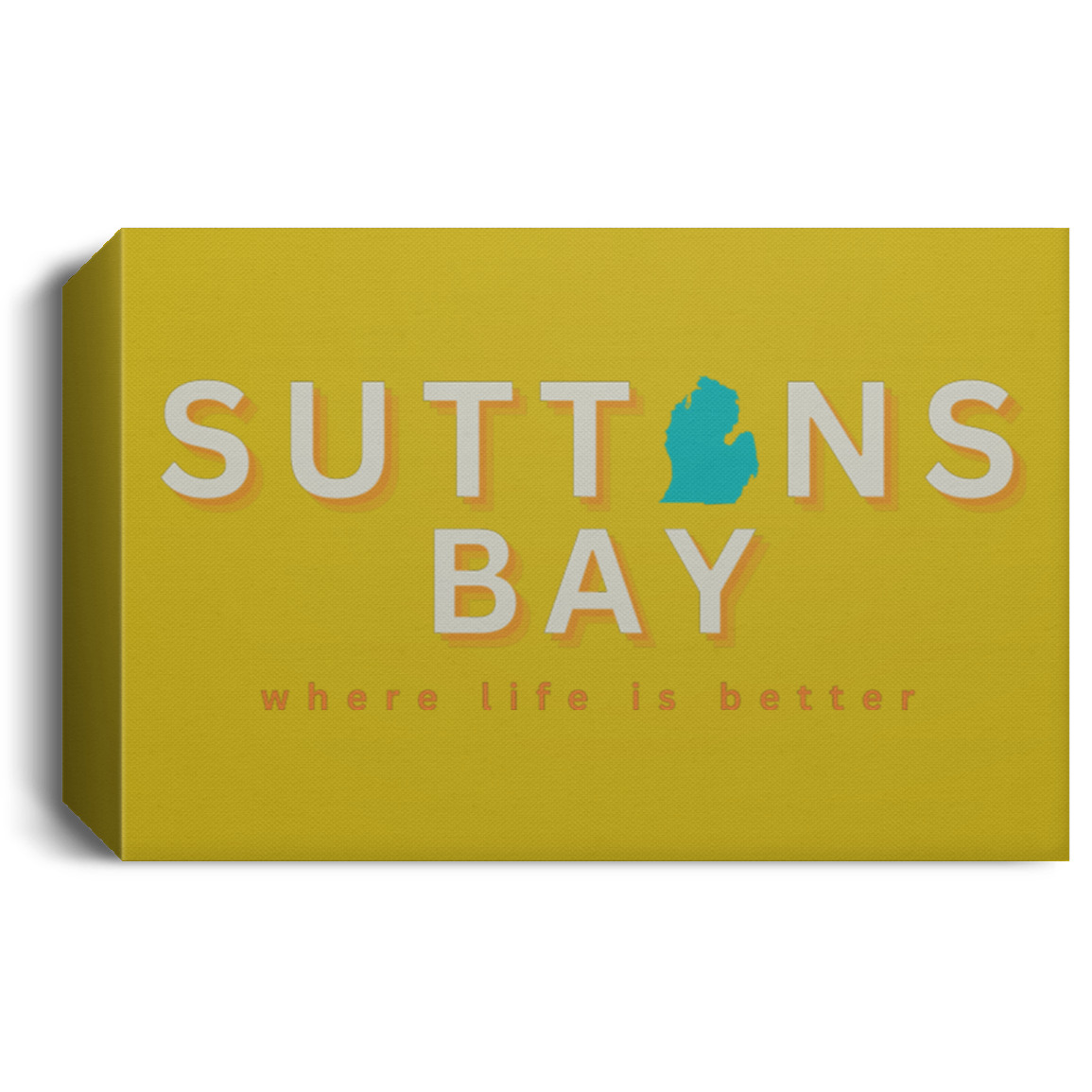 Suttons Bay ~Where Life is Better Deluxe Landscape Canvas