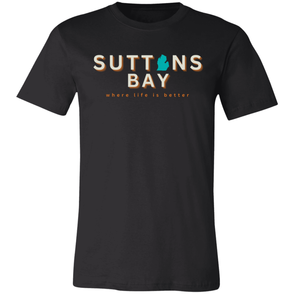 Suttons Bay ~Where Life is Better  Unisex Jersey Tee