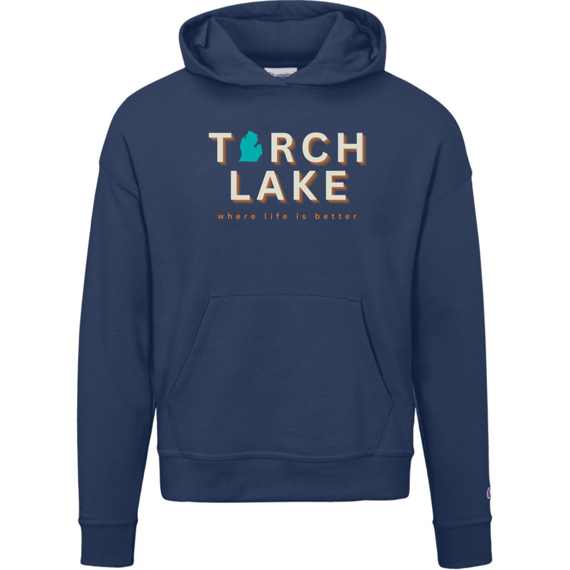 Torch Lake~Where Life is Better Women's Beachcomber Hoodie